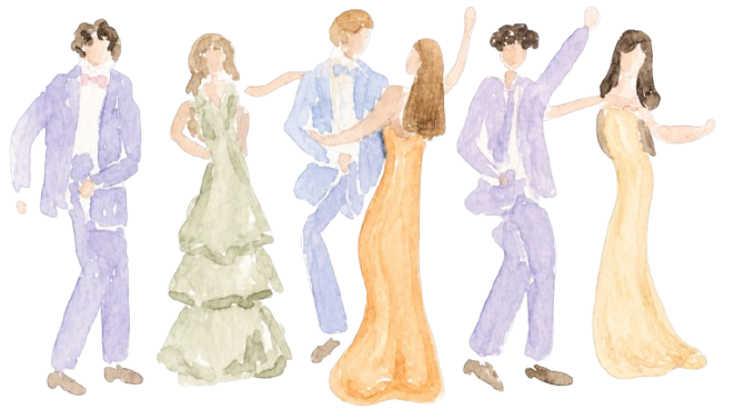 Elegant attire illustration